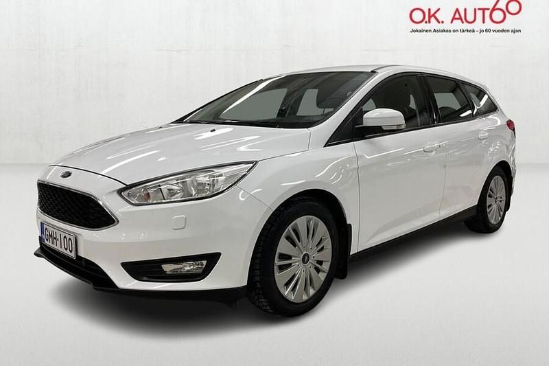 Valkoinen Käytetty 2017 Ford Focus Trend Farmari | 7 800 € (Perustarjous) - Kuva 1/4