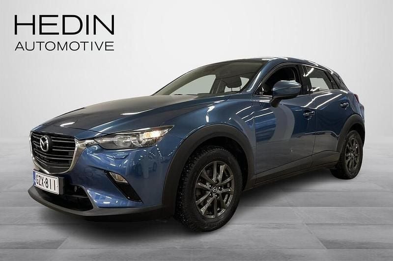 Käytetty Mazda CX-3 Vision 121 HP (88 kW) 2021 Sininen Katumaasturi