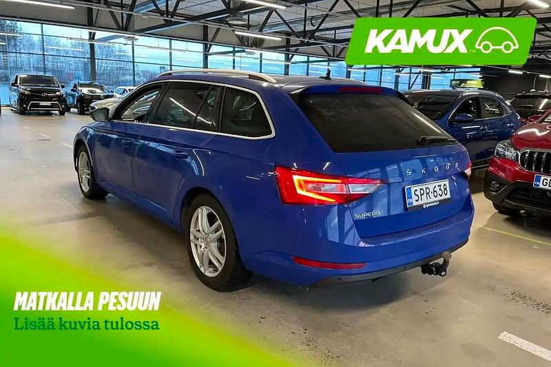 Käytetty Skoda Superb Ambition 156 HP (114 kW) 2024 Sininen Farmari