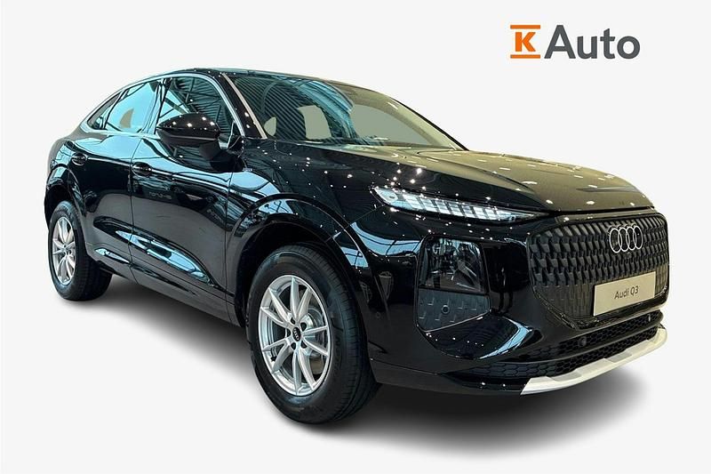 Uusi Audi Q3 Sportback 268 HP (197 kW) 2026 Musta Katumaasturi