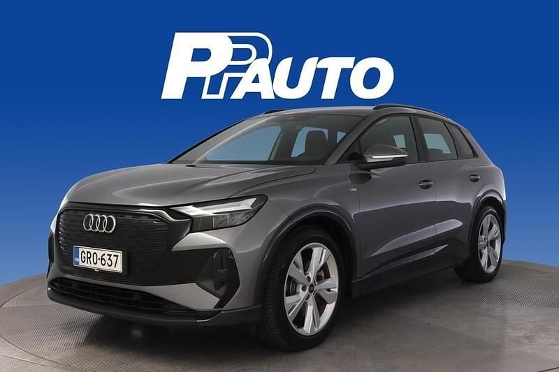 Harmaa Käytetty 2023 Audi Q4 e-tron S-Line Katumaasturi | 43 890 € (Hieman kallis) - Kuva 1/4