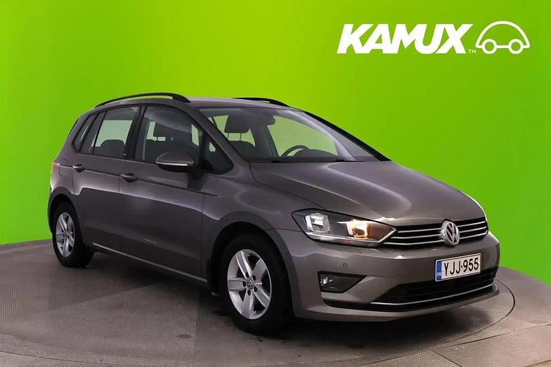 Hopea / harmaa Käytetty 2016 VW Golf Sportsvan Allstar Tila-auto | 13 990 € (Perustarjous) - Kuva 1/4