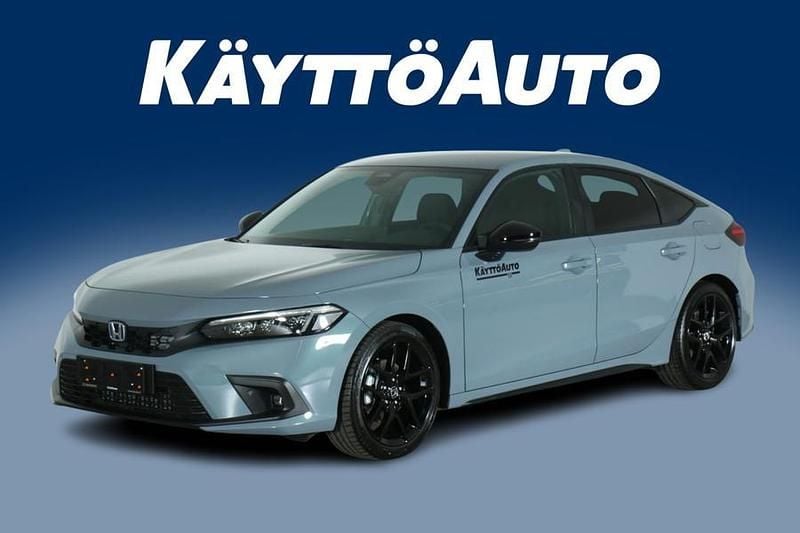 Sonic grey p Uusi 2025 Honda Civic Hybrid Viistoperä | 39 900 € - Kuva 1/4