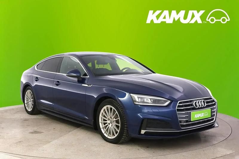 Sininen Käytetty 2018 Audi A5 Sportback Business Viistoperä | 15 990 € (Perustarjous) - Kuva 1/4