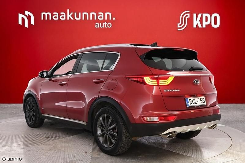 Käytetty Kia Sportage GT-Line 185 HP (136 kW) 2016 Punainen Katumaasturi