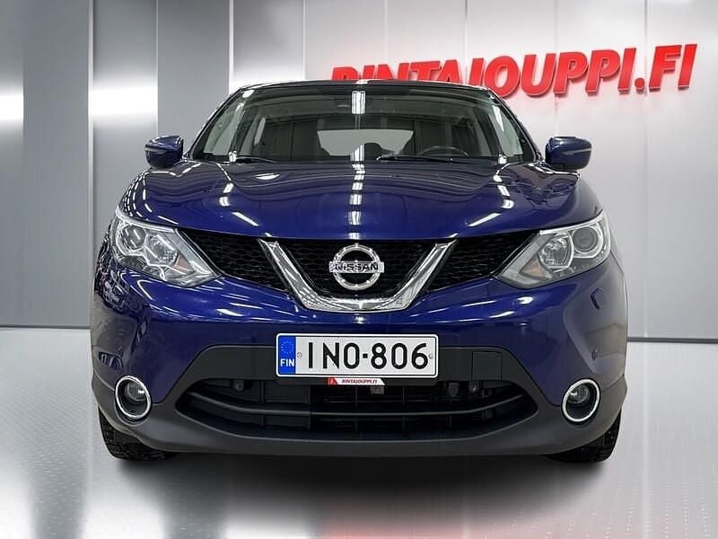 Käytetty Nissan Qashqai Acenta 116 HP (85 kW) 2017 Sininen Katumaasturi