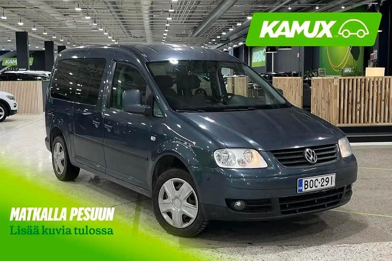 Käytetty VW Caddy Maxi Life Comfortline 105 HP (77 kW) 2010 Hopea / harmaa Tila-auto