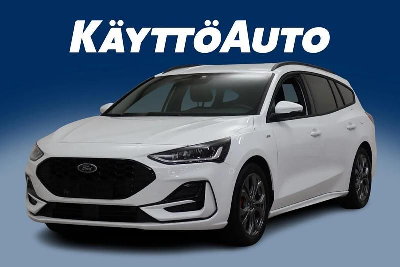 Valkoinen Uusi 2025 Ford Focus ST-Line Farmari | 34 990 € - Kuva 1/4