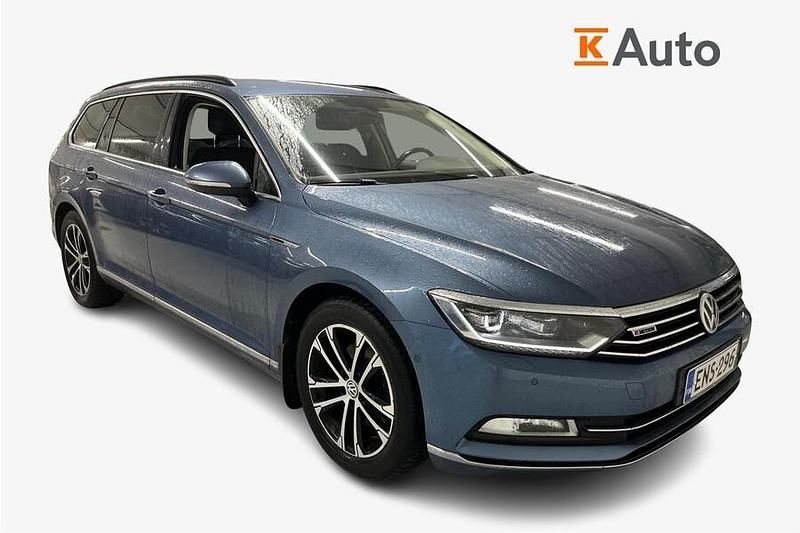 Sininen Käytetty 2015 VW Passat Comfortline Farmari | 18 900 € (Hieman kallis) - Kuva 1/3