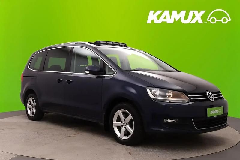 Käytetty VW Sharan Comfortline 150 HP (110 kW) 2012 Sininen Tila-auto