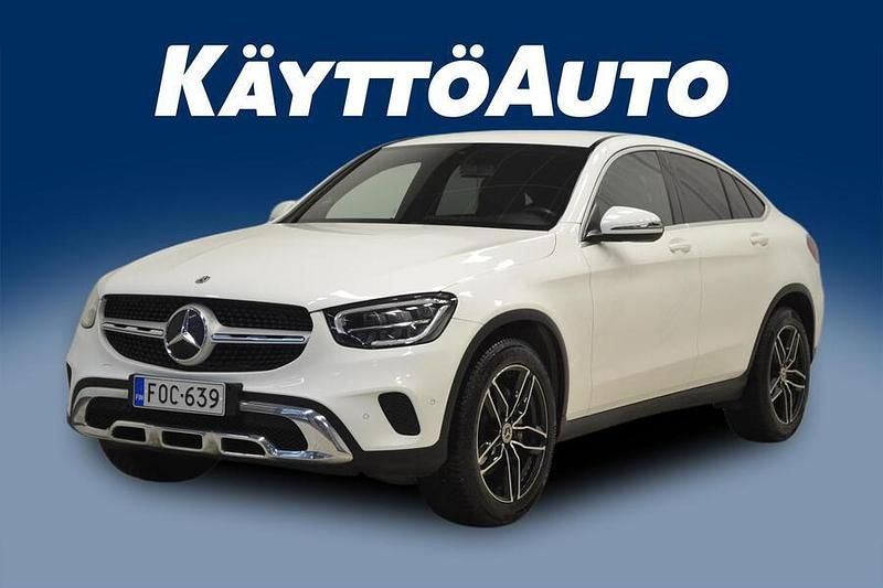 Valkoinen Käytetty 2020 Mercedes GLC220 Business Coupe - kaksiovinen | 39 900 € (Hyvä tarjous) - Kuva 1/4
