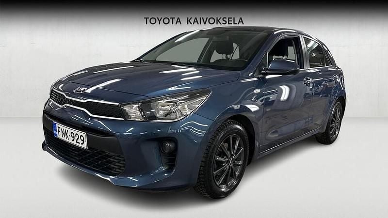 Käytetty Kia Rio LX 83 HP (61 kW) 2018 Sininen Viistoperä