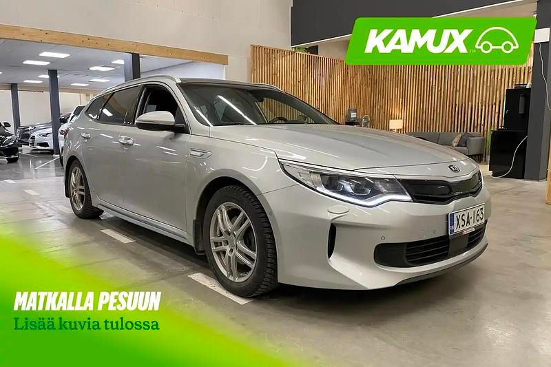 Hopea / harmaa Käytetty 2018 Kia Optima Farmari | 12 890 € - Kuva 1/4