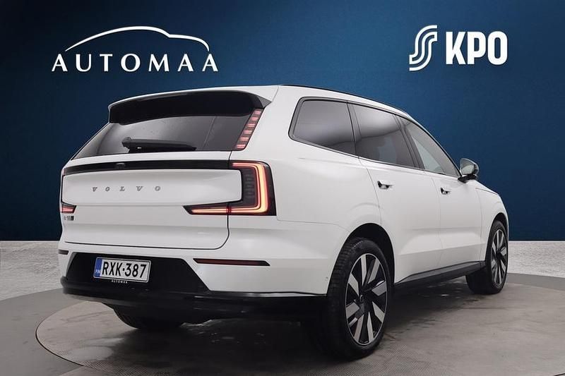 Uusi Volvo EX90 Ultra 300 kW (408 HP) 2025 Valkoinen Katumaasturi