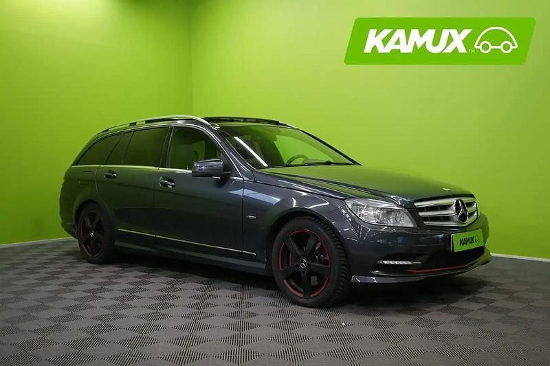 Hopea / harmaa Käytetty 2010 Mercedes C350 Farmari | 7 450 € (Hyvä tarjous) - Kuva 1/4