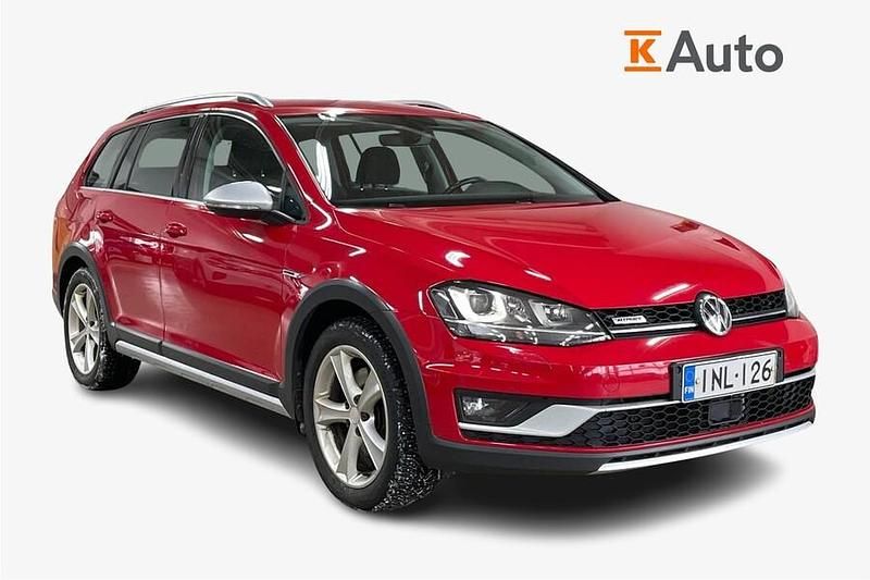 Käytetty VW Golf Alltrack Edition 184 HP (135 kW) 2017 Punainen Farmari