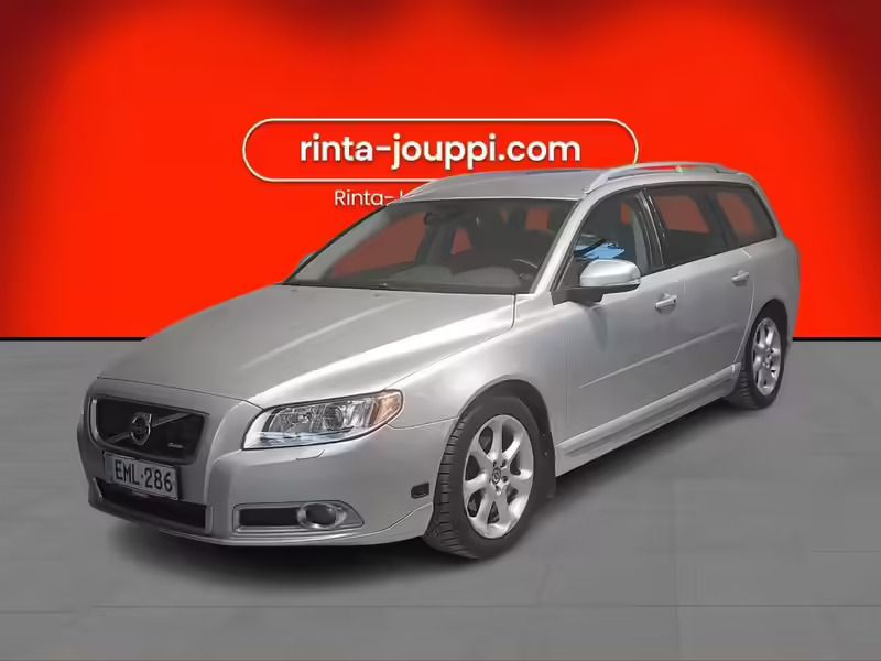 Harmaa Käytetty 2013 Volvo V70 R-Design Farmari | 11 290 € (Perustarjous) - Kuva 1/4
