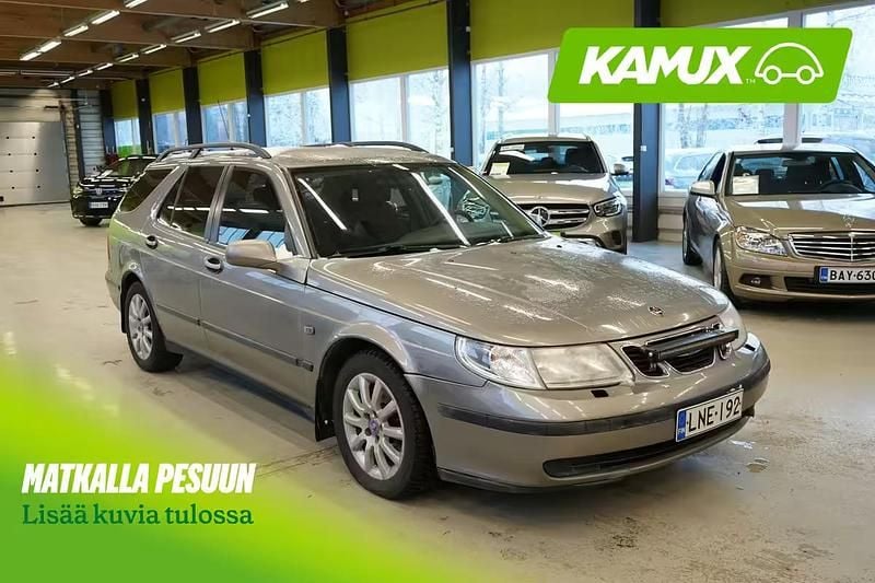 Käytetty Saab 9-5 120 HP (88 kW) 2003 Hopea / harmaa Farmari