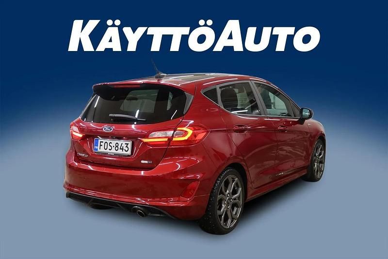 Käytetty Ford Fiesta ST-Line 155 HP (114 kW) 2021 Punainen Viistoperä