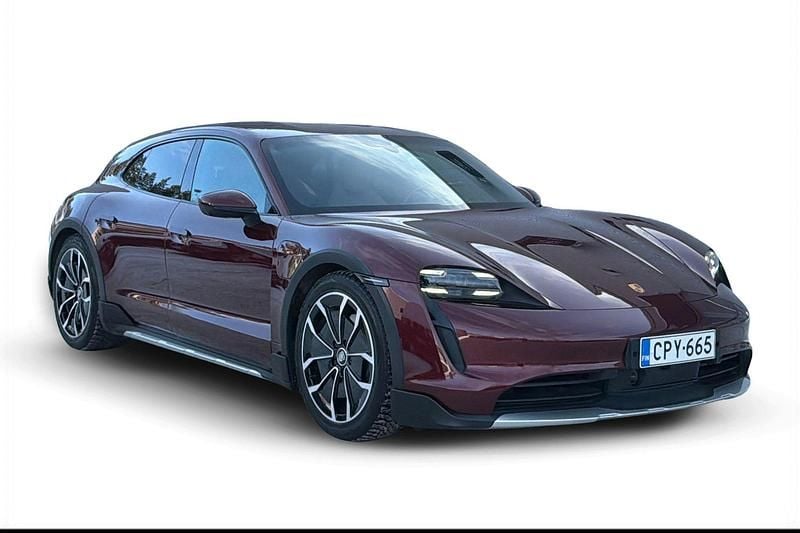 Käytetty Porsche Taycan Cross Turismo 350 kW (476 HP) 2021 Punainen Farmari