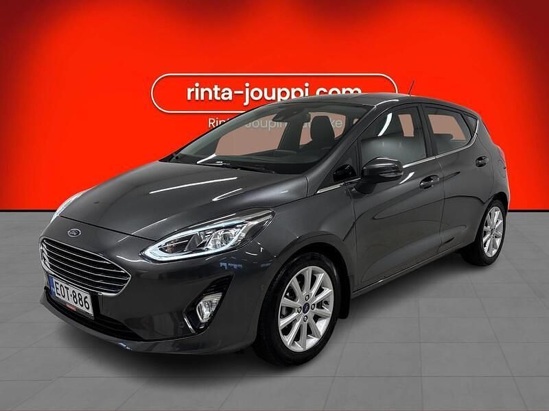 Harmaa Käytetty 2017 Ford Fiesta Titanium Viistoperä | 13 270 € (Hieman kallis) - Kuva 1/3