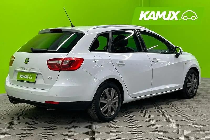 Käytetty Seat Ibiza ST FR 105 HP (77 kW) 2014 Valkoinen Farmari