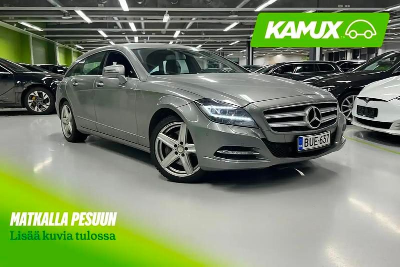 Hopea / harmaa Käytetty 2013 Mercedes CLS350 Shooting Brake Farmari | 19 870 € - Kuva 1/4