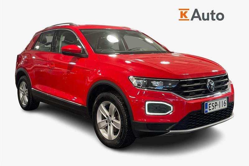 Punainen Käytetty 2021 VW T-Roc Sportline Katumaasturi | 27 900 € (Perustarjous) - Kuva 1/3