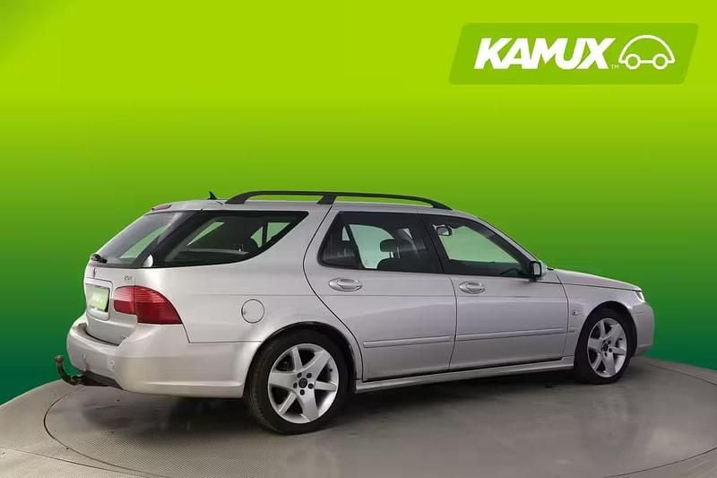 Käytetty Saab 9-5 Linear 150 HP (110 kW) 2007 Hopea / harmaa Farmari