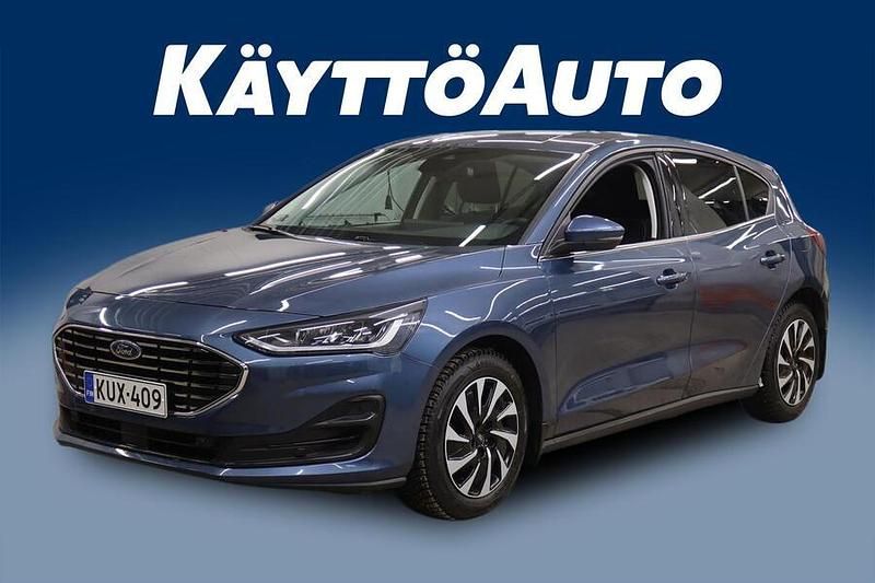Sininen Käytetty 2022 Ford Focus Viistoperä | 20 790 € (Perustarjous) - Kuva 1/4