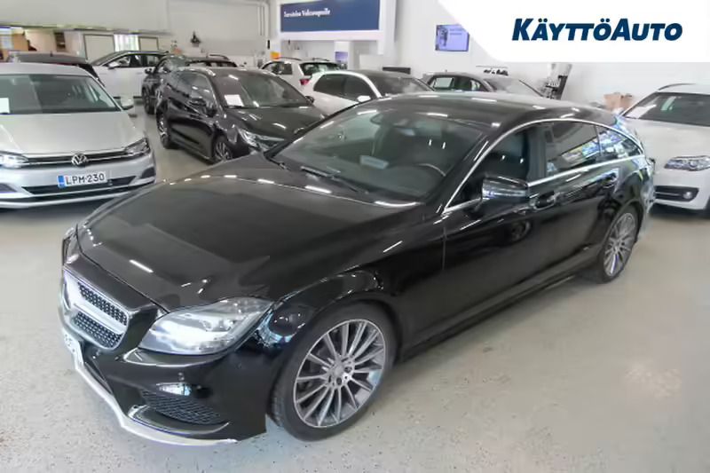 Musta Käytetty 2016 Mercedes CLS350 Shooting Brake AMG Farmari | 26 900 € - Kuva 1/4