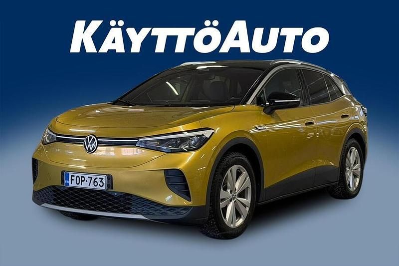 Käytetty VW ID.4 Pro Performance 150 kW (204 HP) 2021 Keltainen Katumaasturi