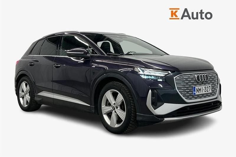 Käytetty Audi Q4 e-tron Comfort 150 kW (204 HP) 2022 Violetti Katumaasturi