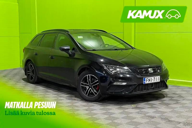 Käytetty Seat Leon ST Business 150 HP (110 kW) 2018 Musta Farmari
