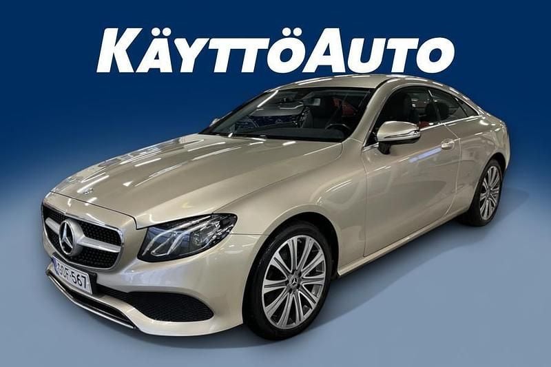 Harmaa Käytetty 2020 Mercedes E220 Coupe - kaksiovinen | 37 790 € (Perustarjous) - Kuva 1/4