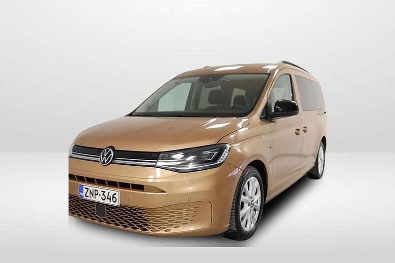 Käytetty VW Caddy Maxi Life Life 122 HP (89 kW) 2021 Ruskea (beige) Tila-auto