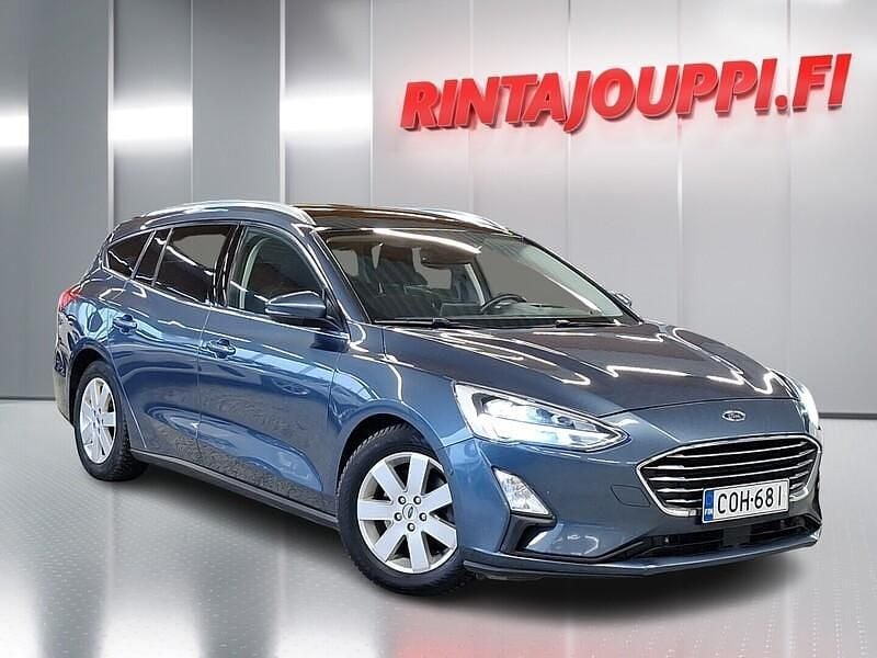 Sininen Käytetty 2019 Ford Focus Titanium Farmari | 12 400 € (Perustarjous) - Kuva 1/3