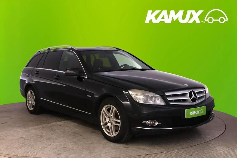 Musta Käytetty 2009 Mercedes C220 Farmari | 6 880 € (Hyvä tarjous) - Kuva 1/4