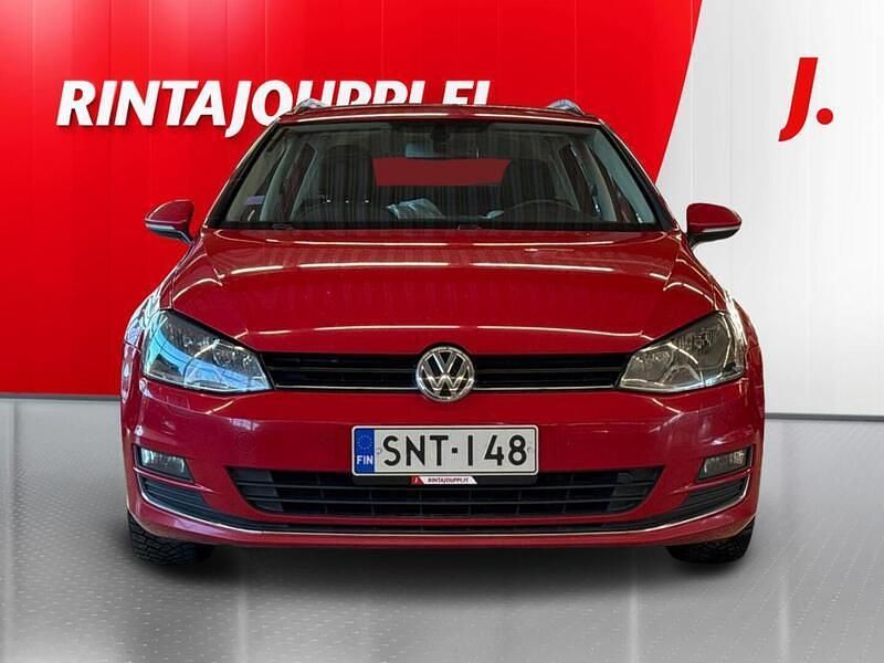 Käytetty VW Golf VII Allstar 110 HP (80 kW) 2016 Punainen Farmari