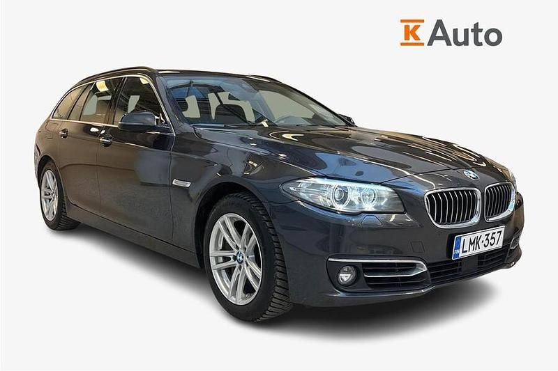 Harmaa Käytetty 2014 BMW 535 Farmari | 23 490 € - Kuva 1/4