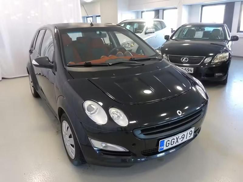 Käytetty Smart ForFour 95 HP (69 kW) 2006 Musta Viistoperä
