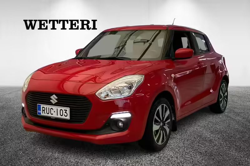 Punainen Käytetty 2021 Suzuki Swift GL Viistoperä | 12 800 € (Supertarjous) - Kuva 1/4