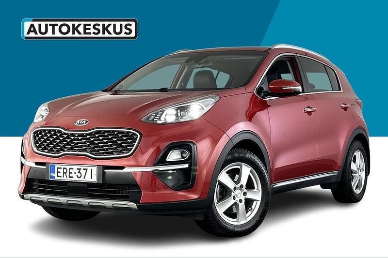 Punainen Käytetty 2019 Kia Sportage Premium Katumaasturi | 24 690 € (Hieman kallis) - Kuva 1/3