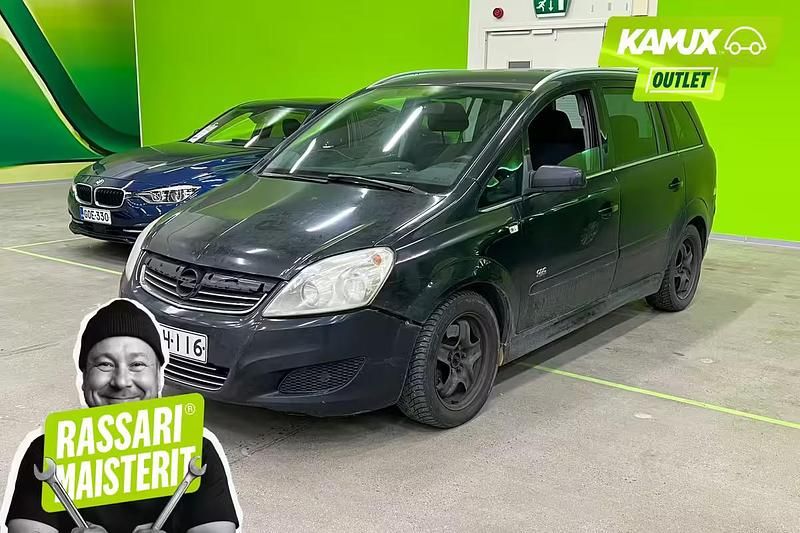 Musta Käytetty 2008 Opel Zafira Edition Tila-auto | 990 € - Kuva 1/4