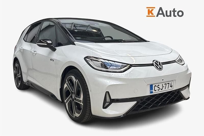 Valkoinen Käytetty 2025 VW ID.3 GTX Viistoperä | 50 690 € - Kuva 1/3