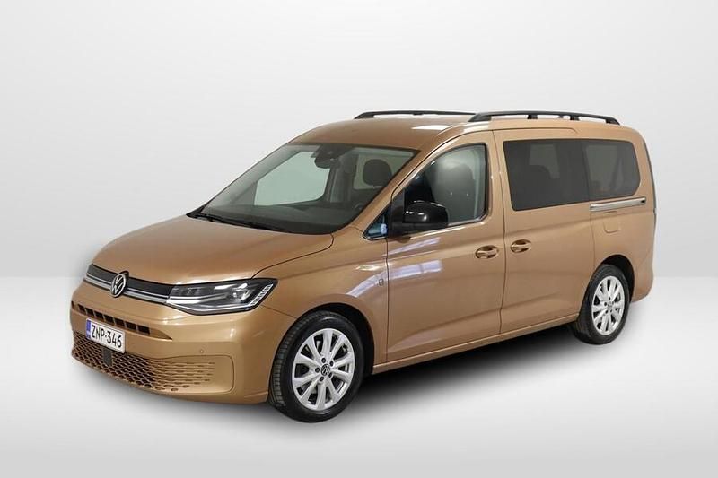 Käytetty VW Caddy Maxi Life Life 122 HP (89 kW) 2021 Ruskea (beige) Tila-auto