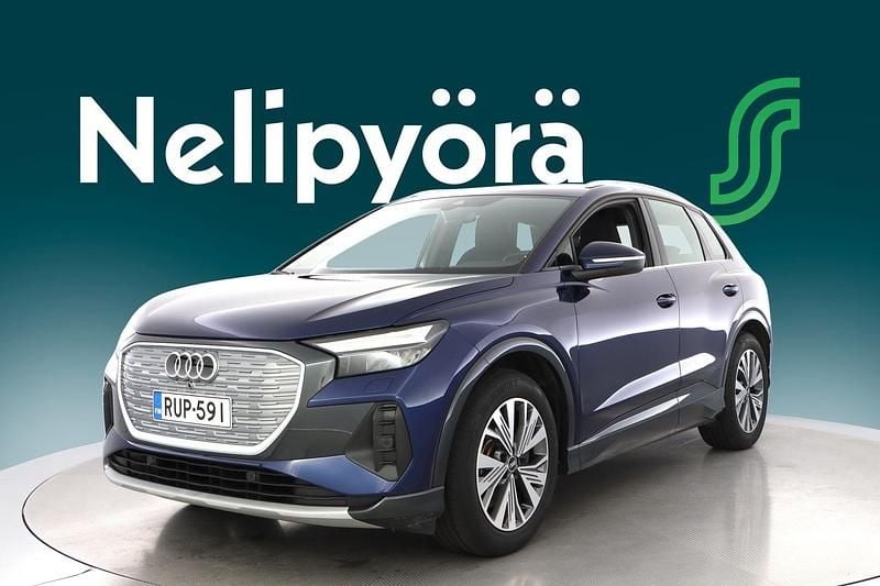 Sininen Käytetty 2021 Audi Q4 e-tron Advanced Katumaasturi | 39 390 € (Perustarjous) - Kuva 1/3