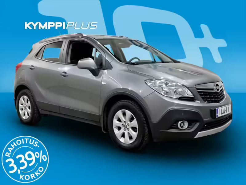 Harmaa Käytetty 2013 Opel Mokka Enjoy Katumaasturi | 7 370 € (Hyvä tarjous) - Kuva 1/2