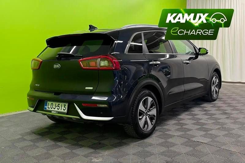 Käytetty Kia Niro Premium 105 HP (77 kW) 2017 Sininen Katumaasturi