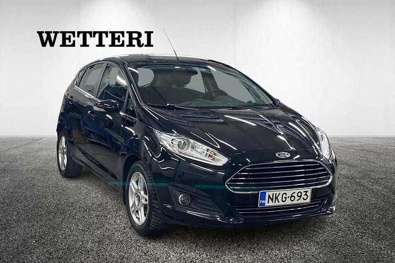 Musta Käytetty 2016 Ford Fiesta Titanium Viistoperä | 6 900 € (Perustarjous) - Kuva 1/4